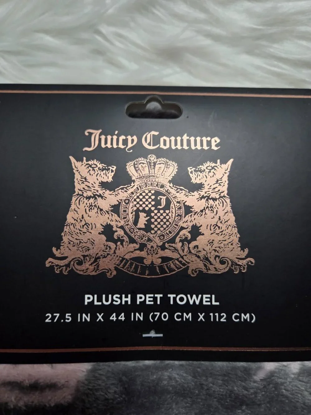 Juicy Couture Plush Pet Towel/Blanket
